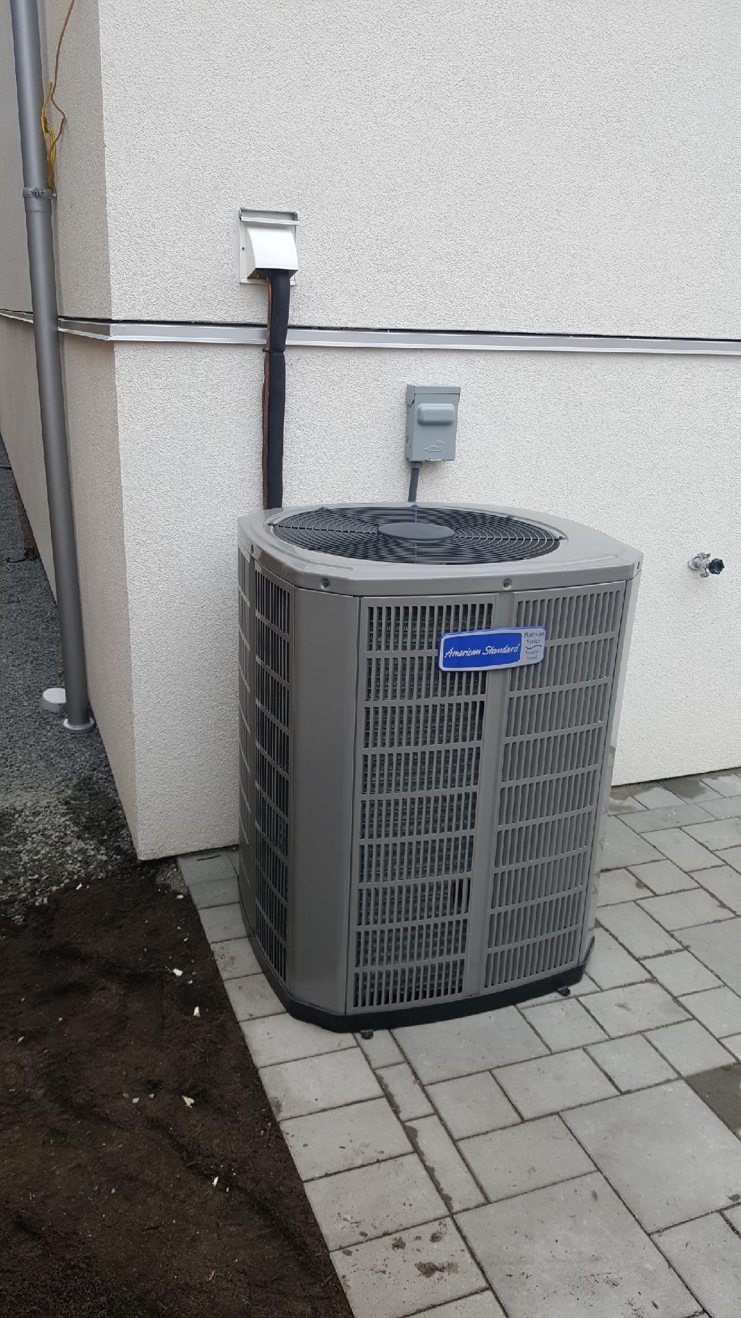 American Standard variable speed heat pump outdoor unit
